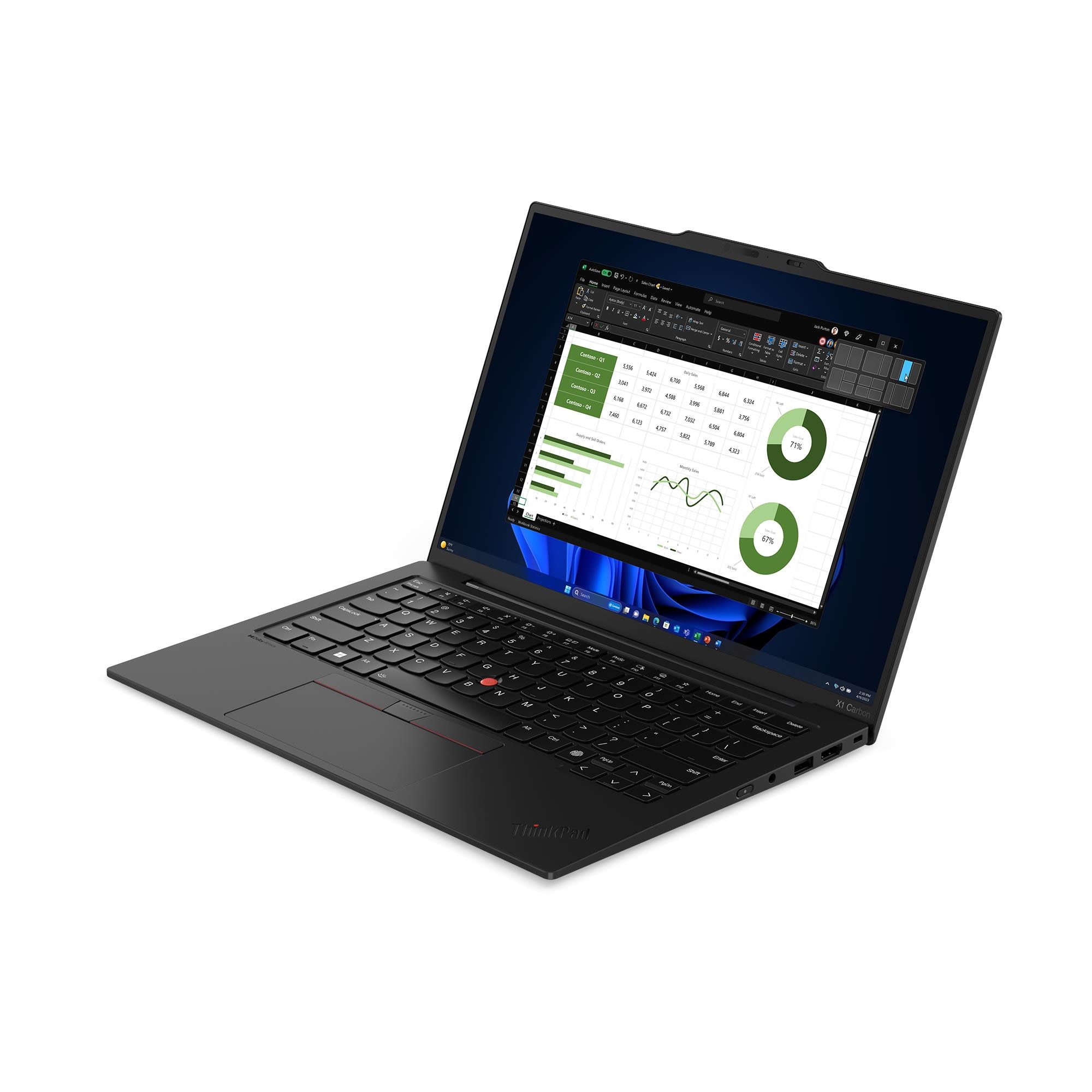 Lenovo ThinkPad X1 Carbon Gen 12 Intel® Core™ Ultra 5 125U Processor (E-cores up to 3.60 GHz P-cores up to 4.30 GHz)/Windows 11 Home 64/256 GB SSD TLC Opal