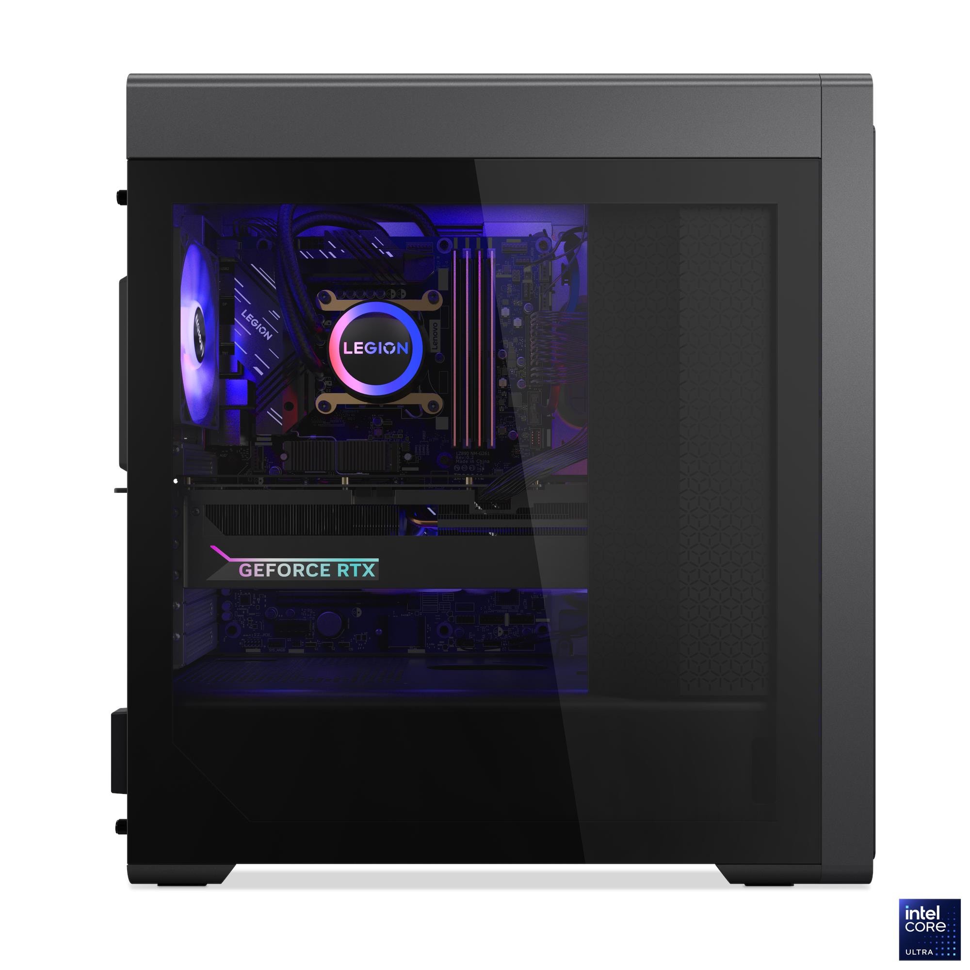 Lenovo legion t7 34ias10 notranjost z rtx grafično kartico in tekočinskim hlajenjem