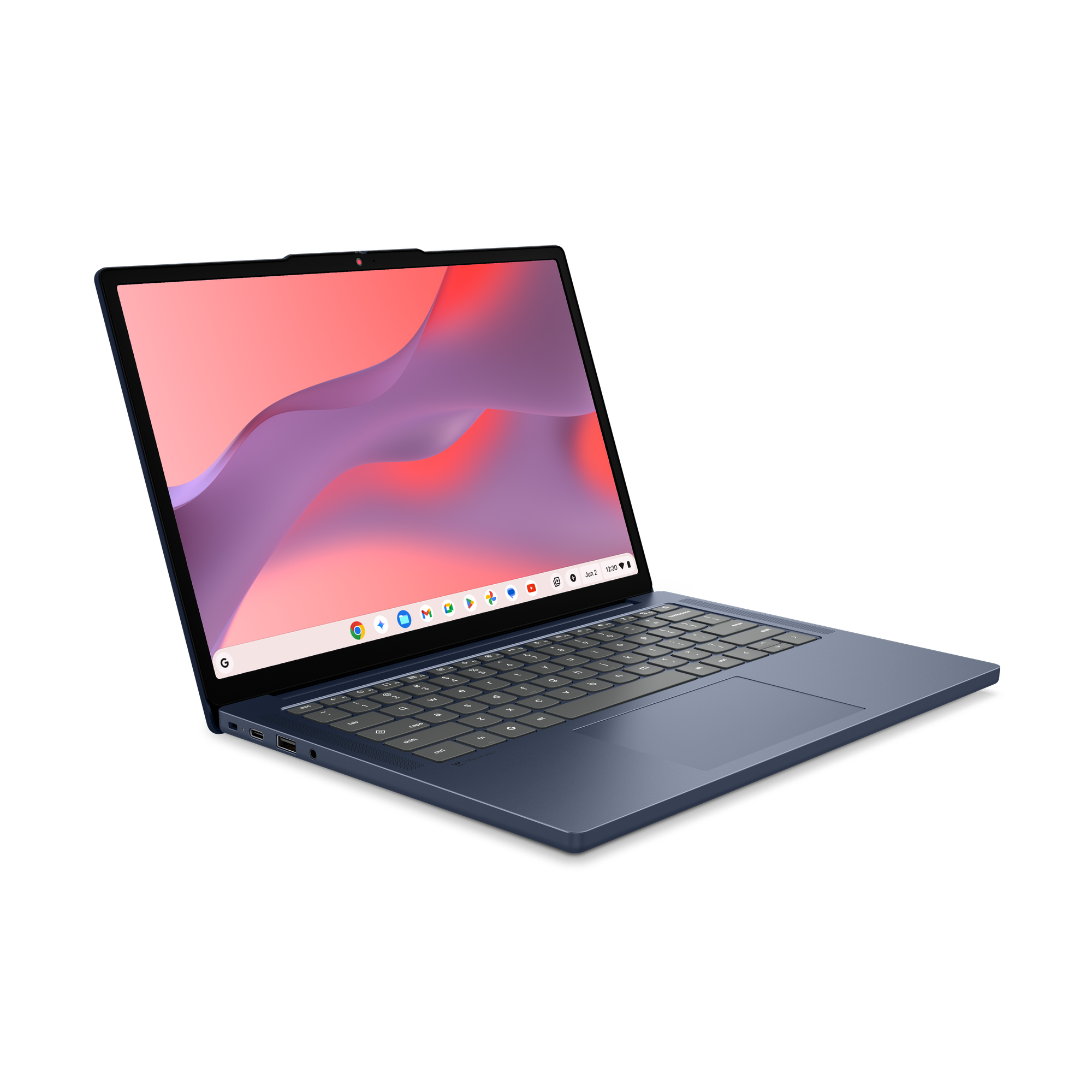 Lenovo 14" Touchscreen Chromebook, Student - MediaTek Kompanio 540 - 8GB LPDDR5x - 128GB SSD - ChromeOS - Cosmic Blue Laptop
