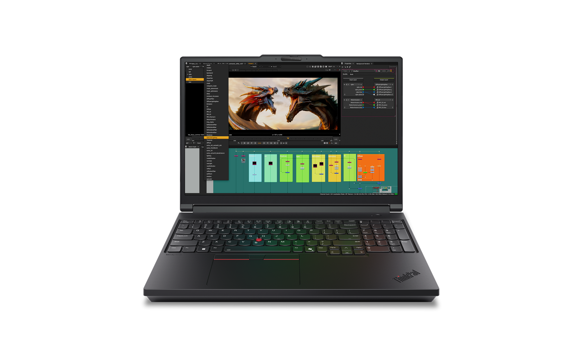 Lenovo ThinkPad P16 Gen 3 16" Mobile Workstation - WUXGA - Intel Core Ultra 7 265HX - vPro Technology - 32 GB - 1 TB SSD - Canadian French Keyboard - Black - Intel Chip - 1920 x 1200 - Windows 11 Pro - NVIDIA RTX PRO 1000 Blackwell with 8 GB - Front Camera/Webcam - IEEE 802.11be Wireless LAN Standard - Wi-Fi 7 Laptop