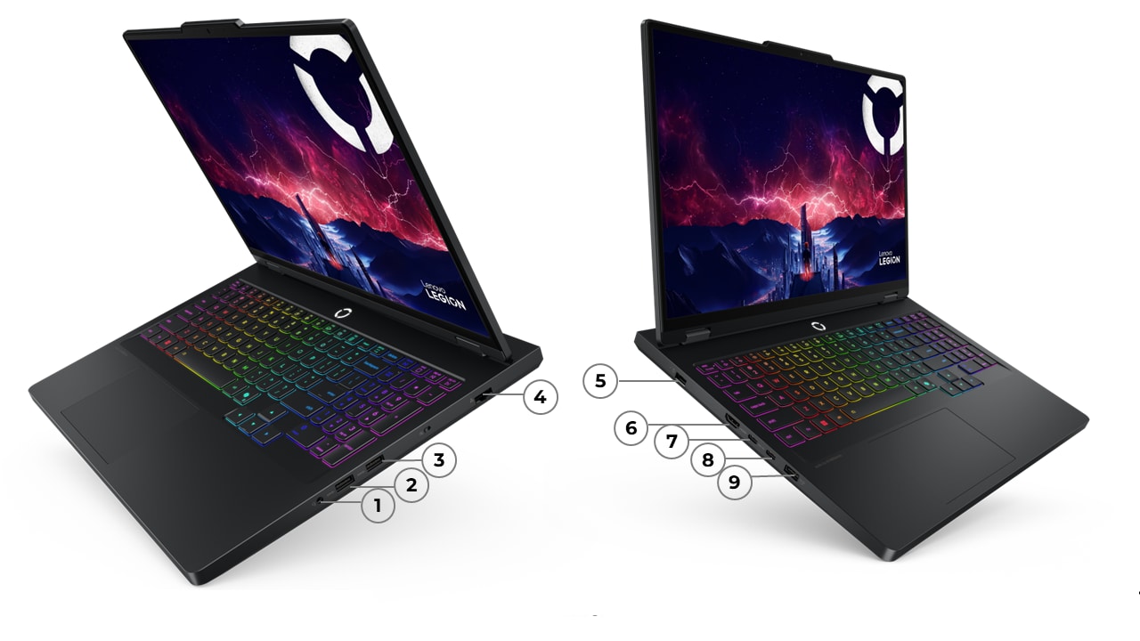 Ports & Slots- Lenovo Legion Pro 5 Gen 10 83F2CTO1WW 16-inch gaming laptop PRICE IN BANGLADESH MC SOLUTION BD