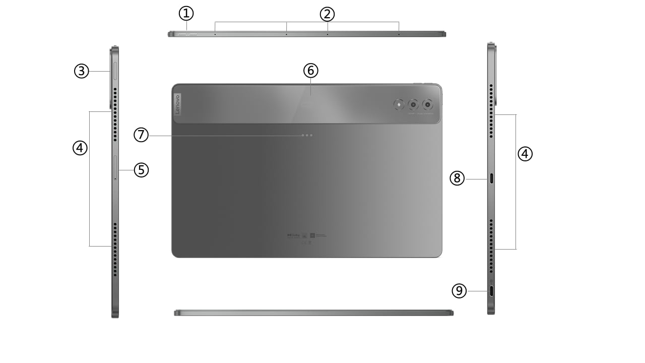 Precision Pen 2 (gray) original suitable for Lenovo ThinkPad P16 Gen 1  (21D6/21D7)