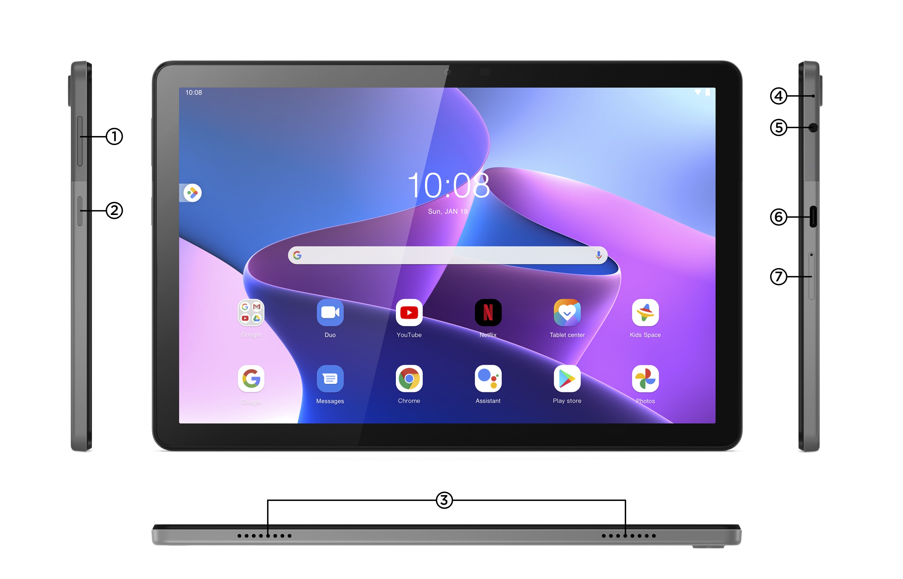 Tablet - LENOVO Lenovo TB-X306F TAB M10 2G+32GB - Tablet 10 Android, Gris,  32 GB, 10,1  HD+, 2 GB RAM, MediaTek, Android