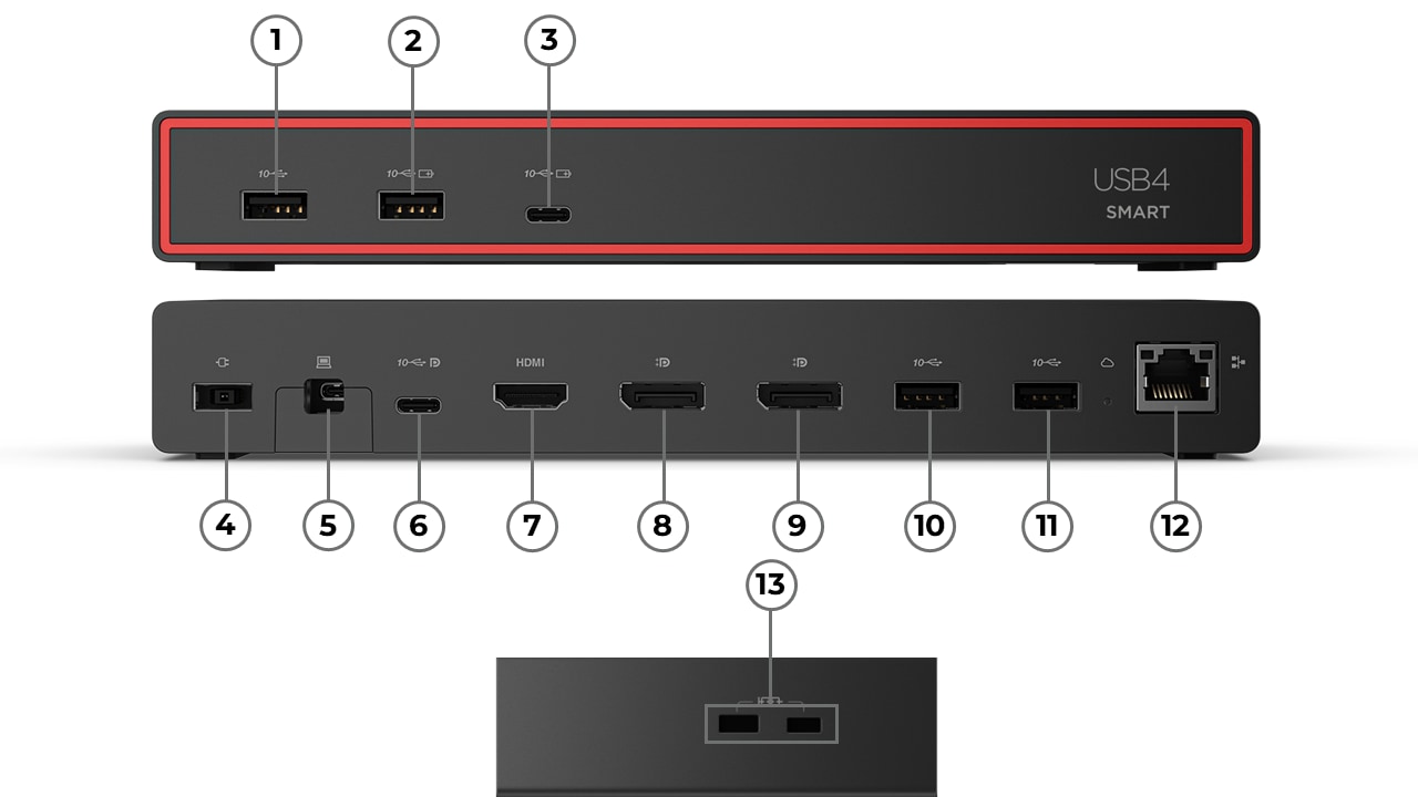 Lenovo ThinkPad USB4 Dock 5500 business docking station at supertech computer